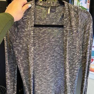Gray cardigan